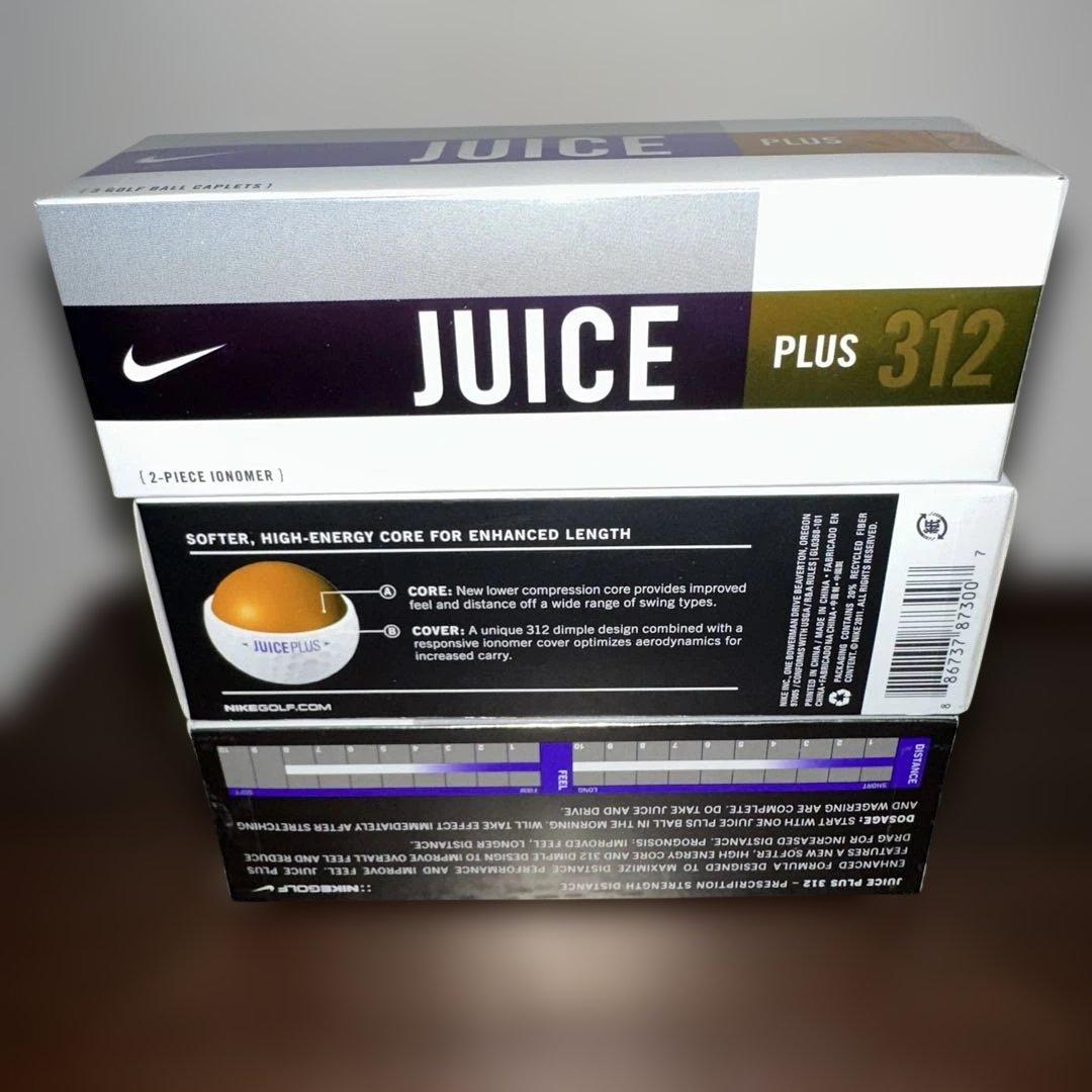 NIKE ゴルフボールJUICE ONE PD DISTANCE×￼LONG