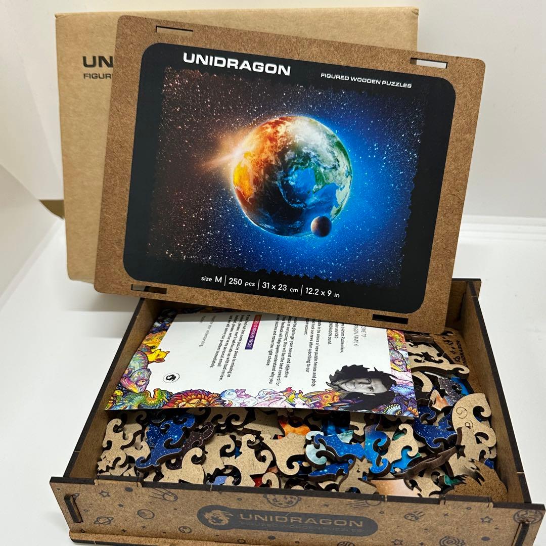 プラネットアース_250 pcs UNIDRAGON木製 プラネット・アース