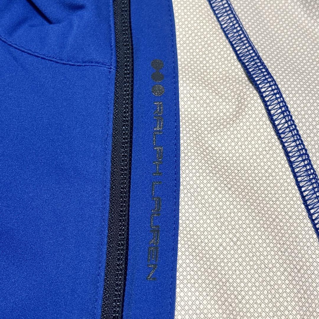 美品　RLX ジャケット　ゴルフ　ネイビー　ブルー　ホワイト　ラルフローレン
