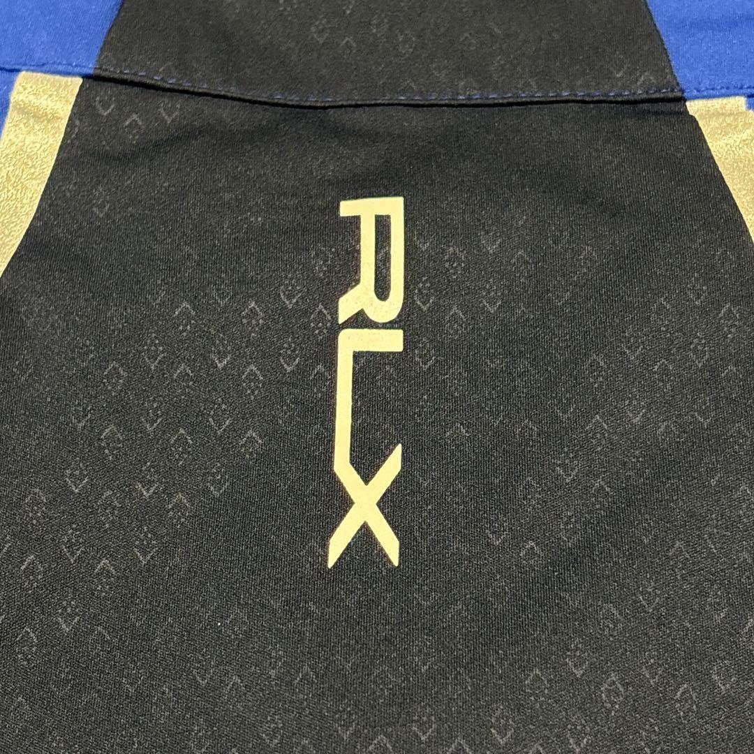 美品　RLX ジャケット　ゴルフ　ネイビー　ブルー　ホワイト　ラルフローレン