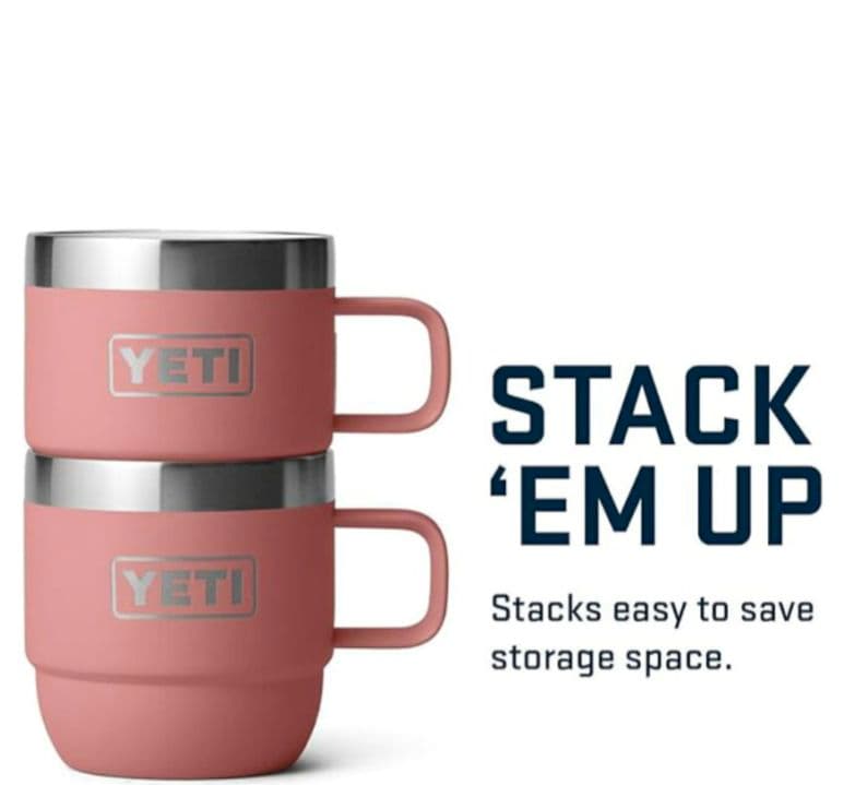 期間限定✨️YETI RAMBLER 6OZ STACKABLE CUPSマグ