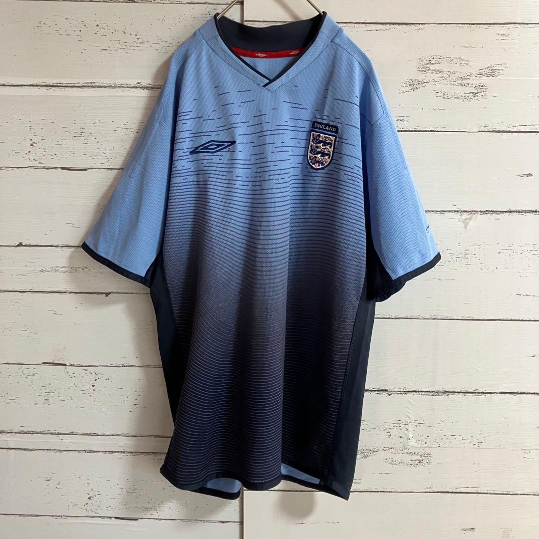 UMBRO アンブロ イングランドサッカーゲームシャツユニフォーム　 刺繍ロゴ