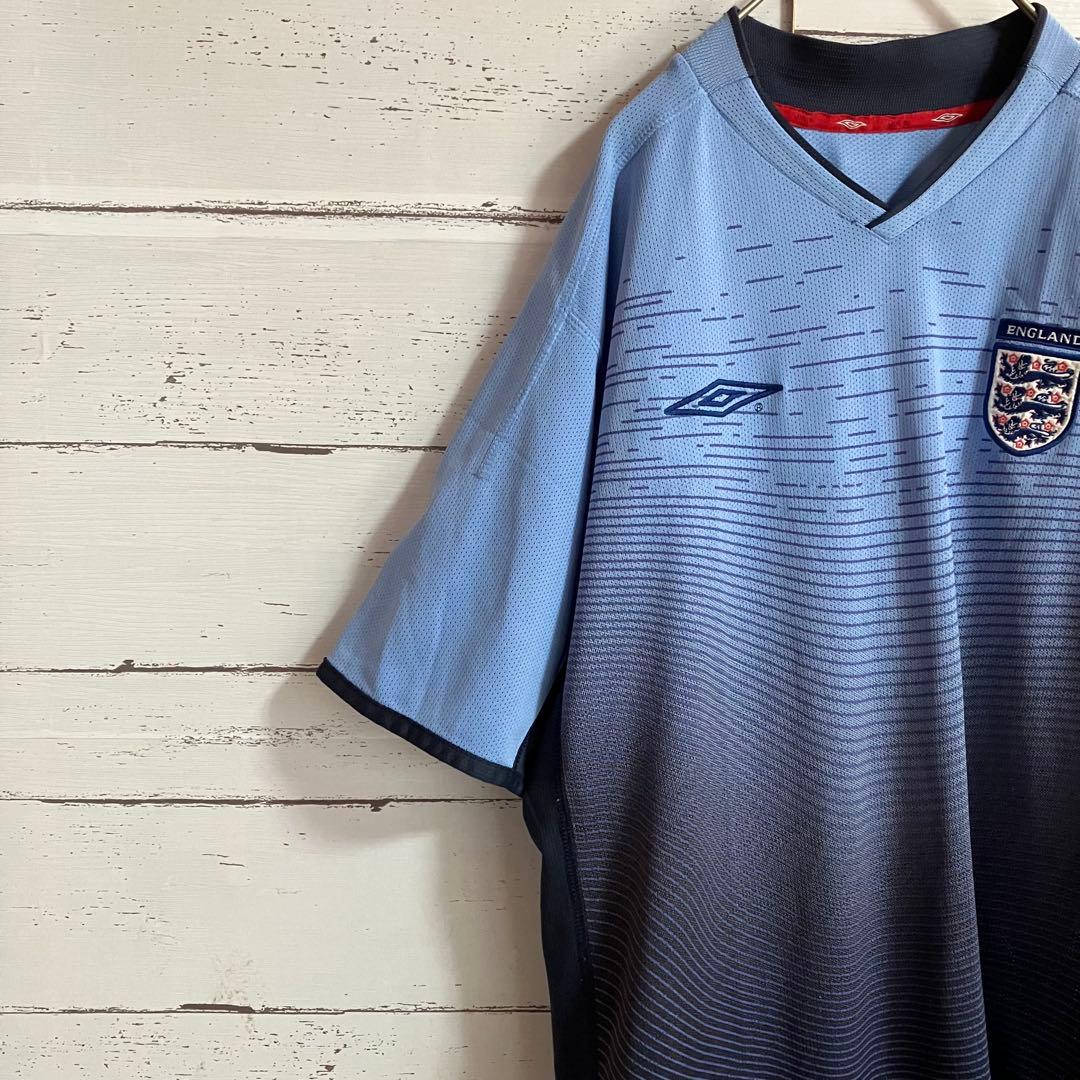 UMBRO アンブロ イングランドサッカーゲームシャツユニフォーム　 刺繍ロゴ