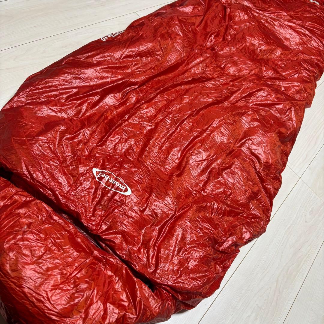 【美品】 mont-bell シームレス ダウンハガー800 #0 ダウン 寝袋