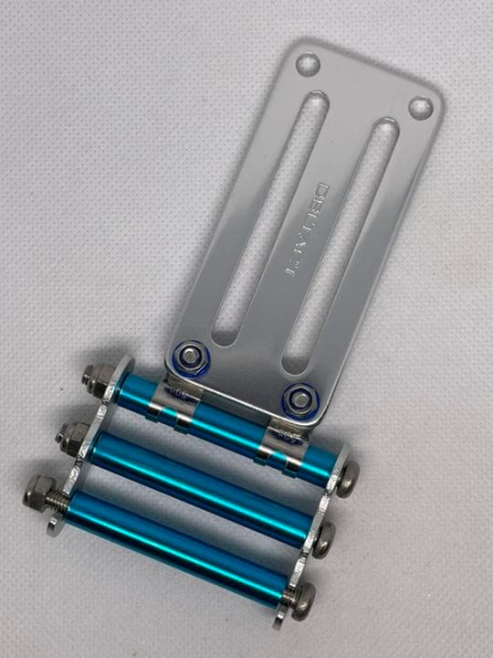 ダブルタクトプレート　ビットホルダー2P ニックス風チェーン(2個セット)
