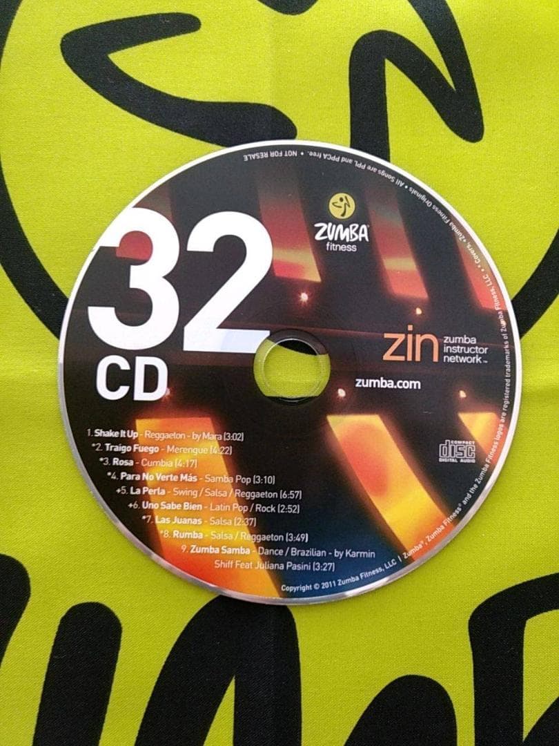 ZUMBA　ズンバ　ZIN32　CD ＆ DVD　インストラクター専用　希少品