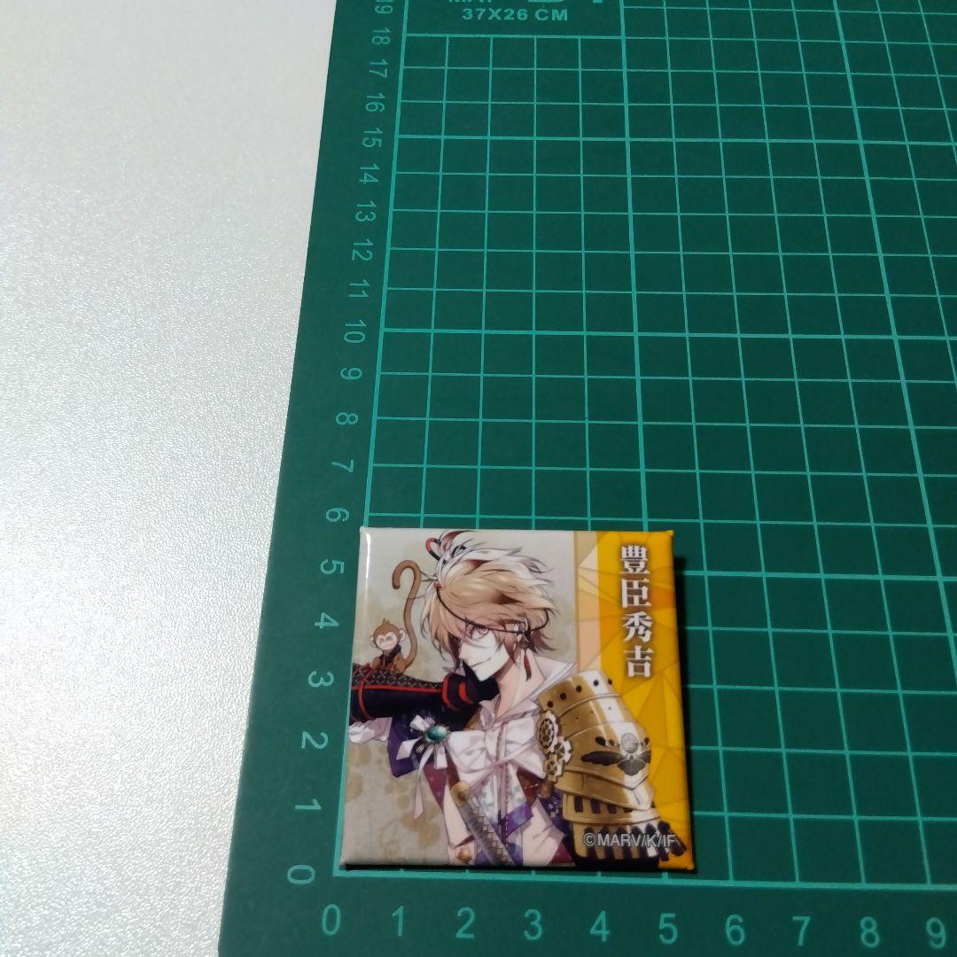 【戦刻ナイトブラッド】豊臣秀吉 スクエア缶バッジ