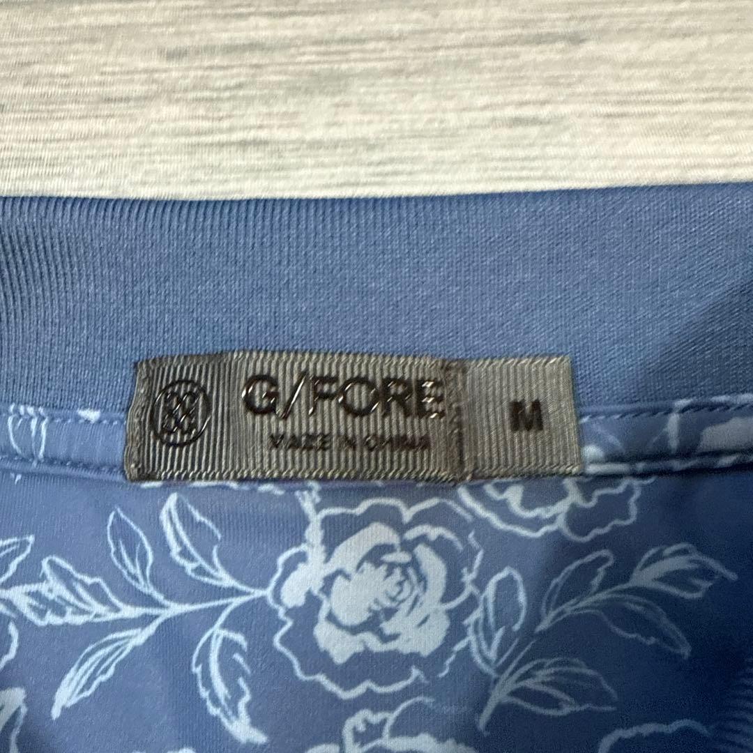 美品　G/FORE ジーフォア　メンズ　総柄ゴルフ　ポロシャツ