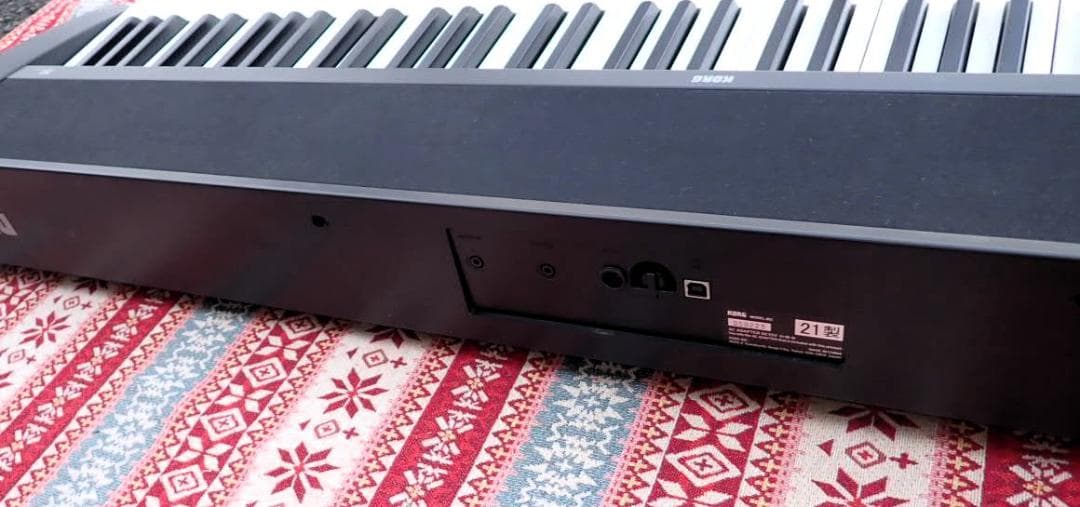 hxm229#KORG B2 電子ピアノ 88鍵 ブラック　2021年 動作品