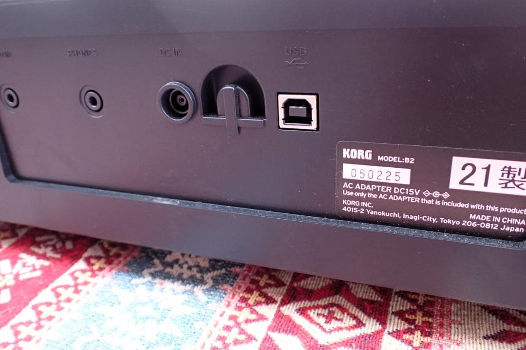 hxm229#KORG B2 電子ピアノ 88鍵 ブラック　2021年 動作品