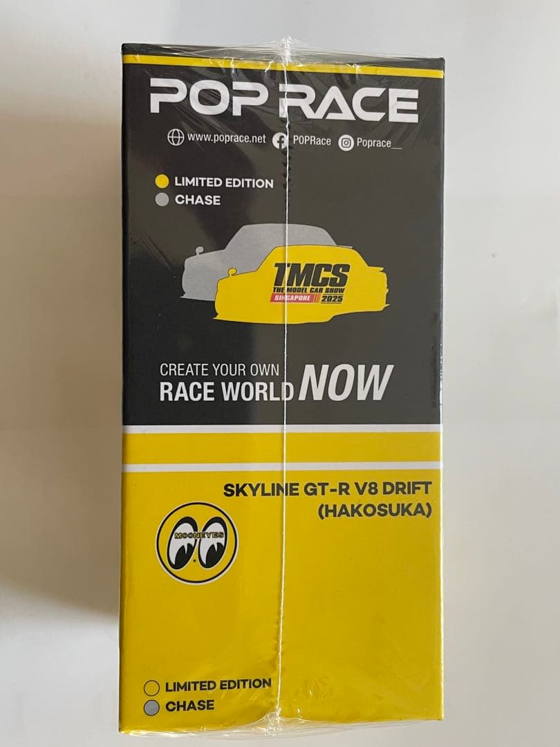 POP RACE 1/64 シンガポール限定 SKYLINE V8 ハコスカ