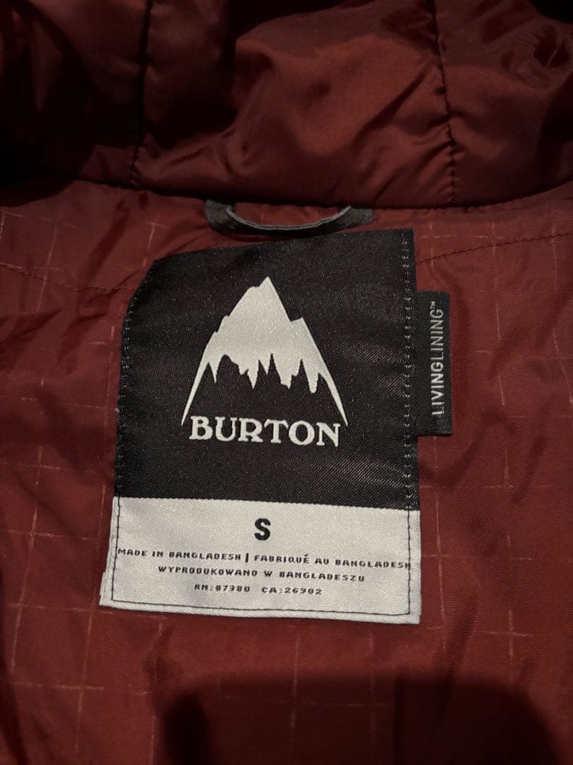 【希少】BURTON バートン スノーボードウェア COVERT JK Sサイズ