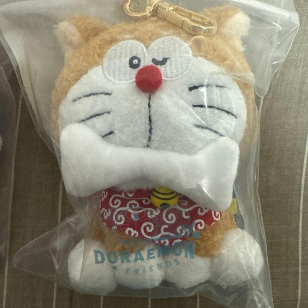 100%ドラえもん＆フレンズ 桜ドラえもん 柴犬ドラえもんキーチェーン 未開封