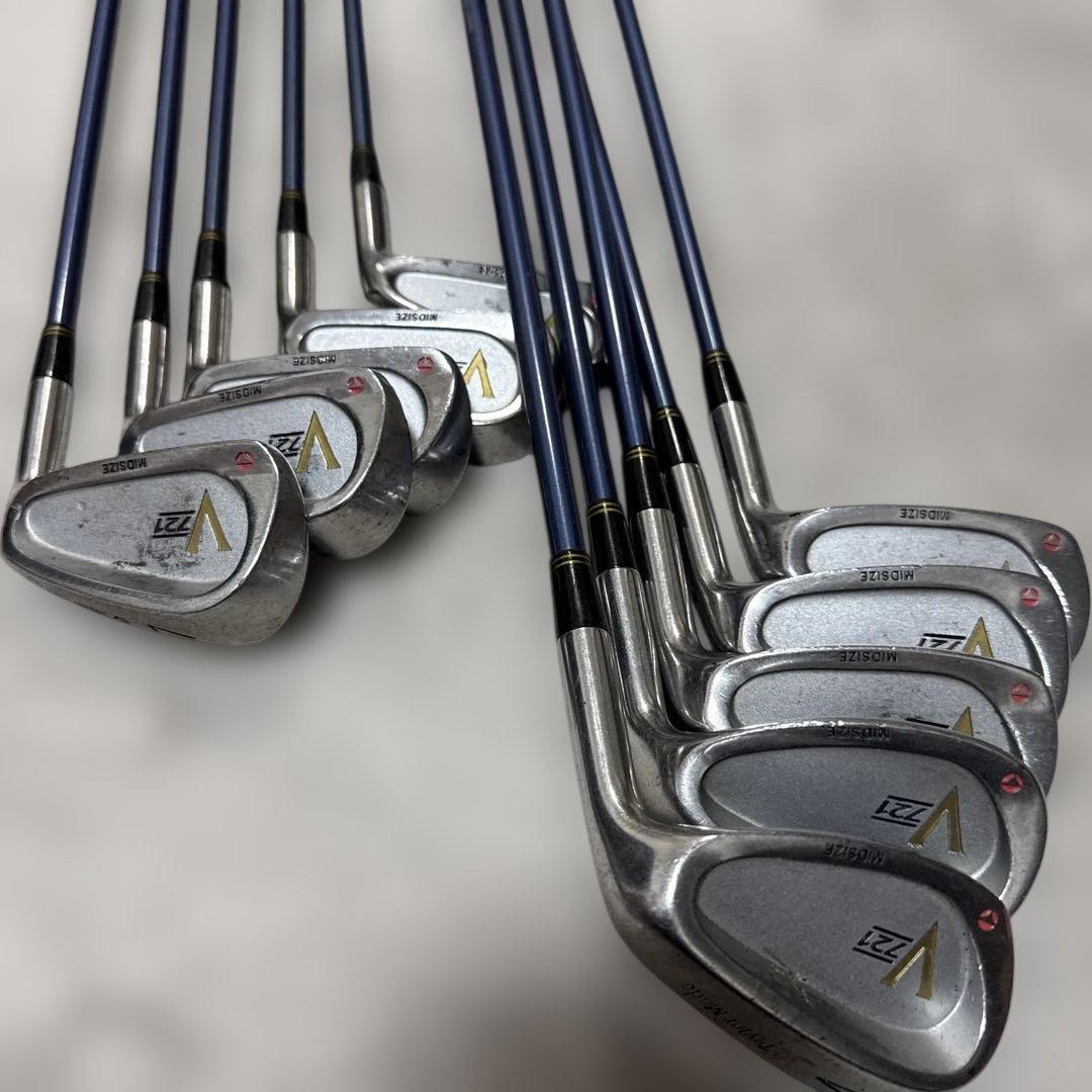 合計13本 Taylormade アイアン10本 ウィルソン ドライバー