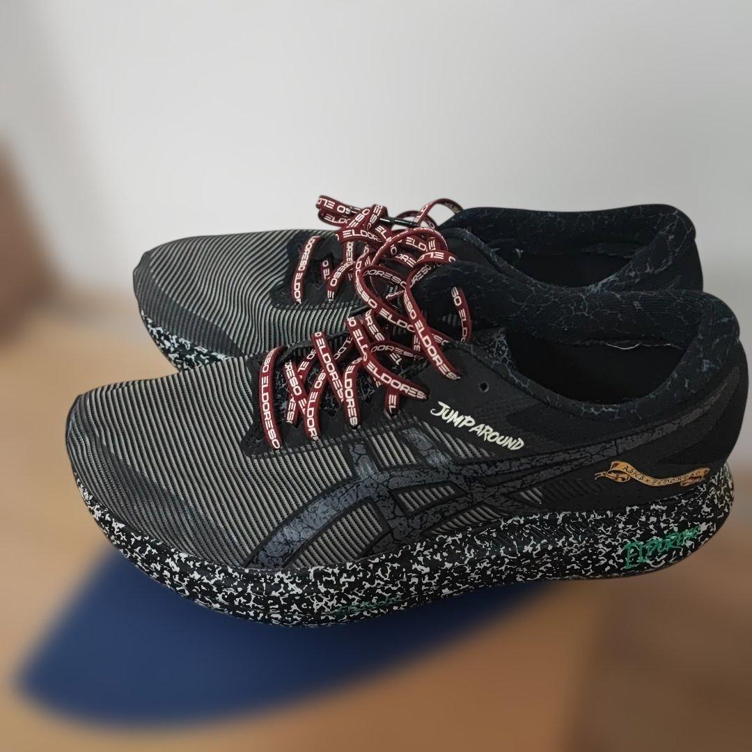 エルドレッソ　アシックス　メンズ27.5 BLK×CARRIER GREY S4