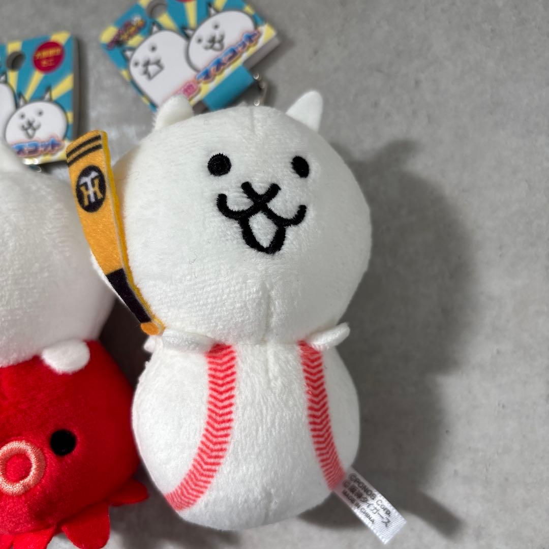 にゃんこ大戦争　大阪限定　たこやき　たこ　阪神タイガース　マスコットキーホルダー