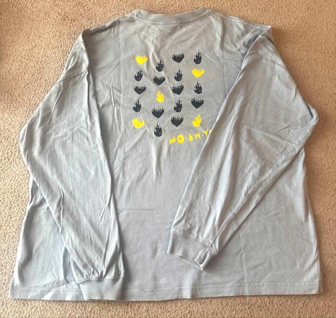 藤井風　燃えよロンT Mサイズ 長袖Tシャツ Sky