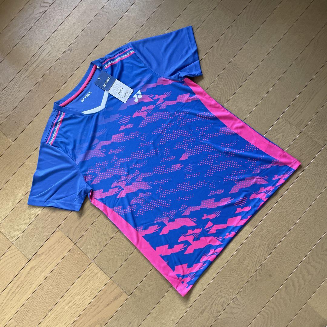 ヨネックス　YONEX テニス＆バドミントン　ゲームウェア　新品　Lブルー