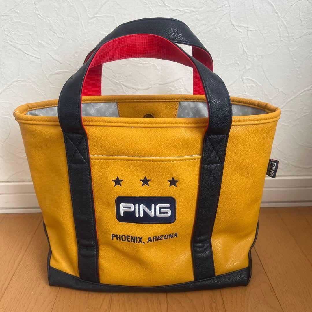 PING Mr.PINGラウンドトートバッグ