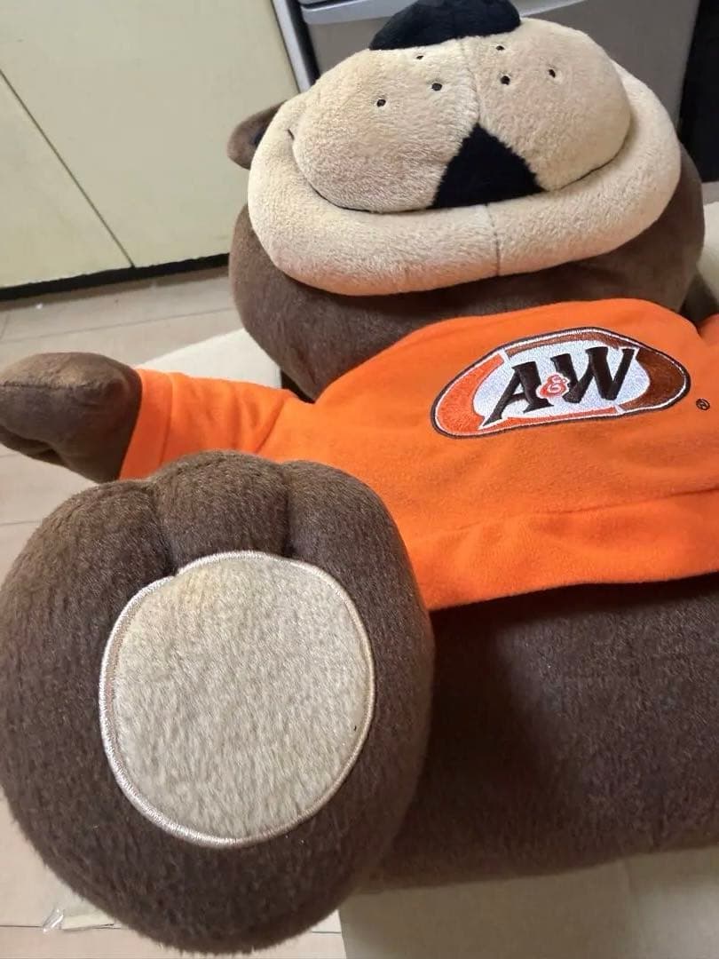 A&Wのマスコットぬいぐるみ 40cm 大きめサイズ タグ付け
