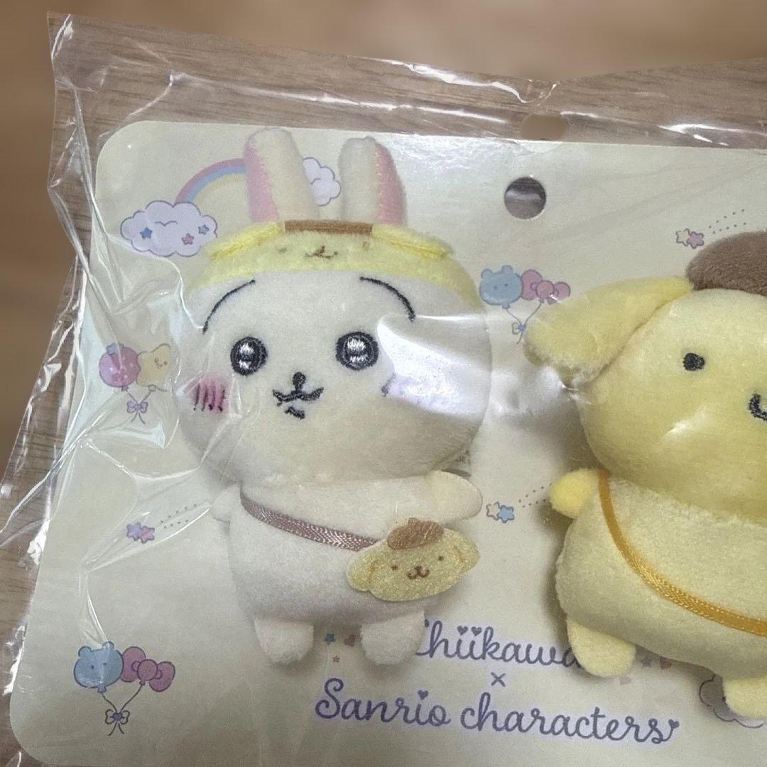 うさぎ×ポムポムプリンブローチ