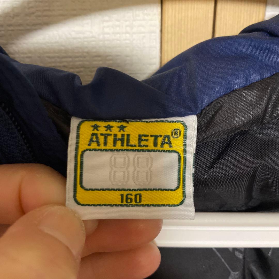 美品　ATHLETA ベンチコート ネイビー 160サイズ