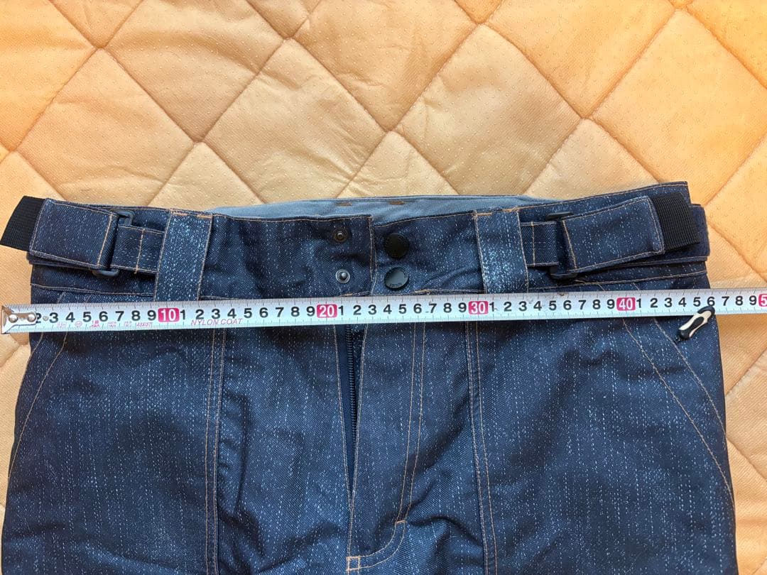 値下げ！sands 高級スノボパンツ　L デニム風
