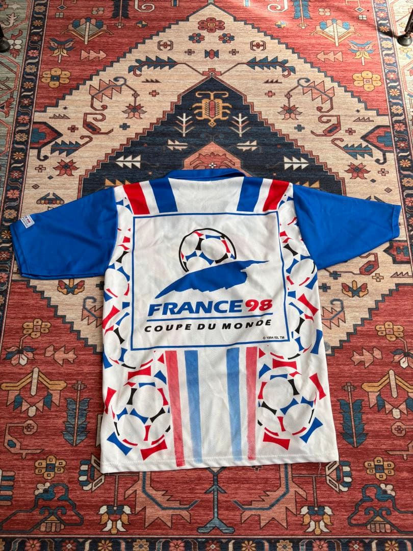【希少】イタリア製フランス98 ワールドカップ シャツ Mサイズ
