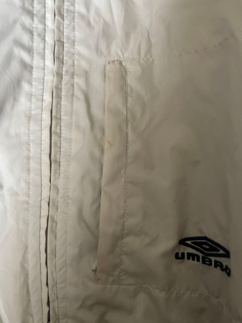 old UMBRO アンブロ　ナイロンジャケット　y2k グレー　古着　90s