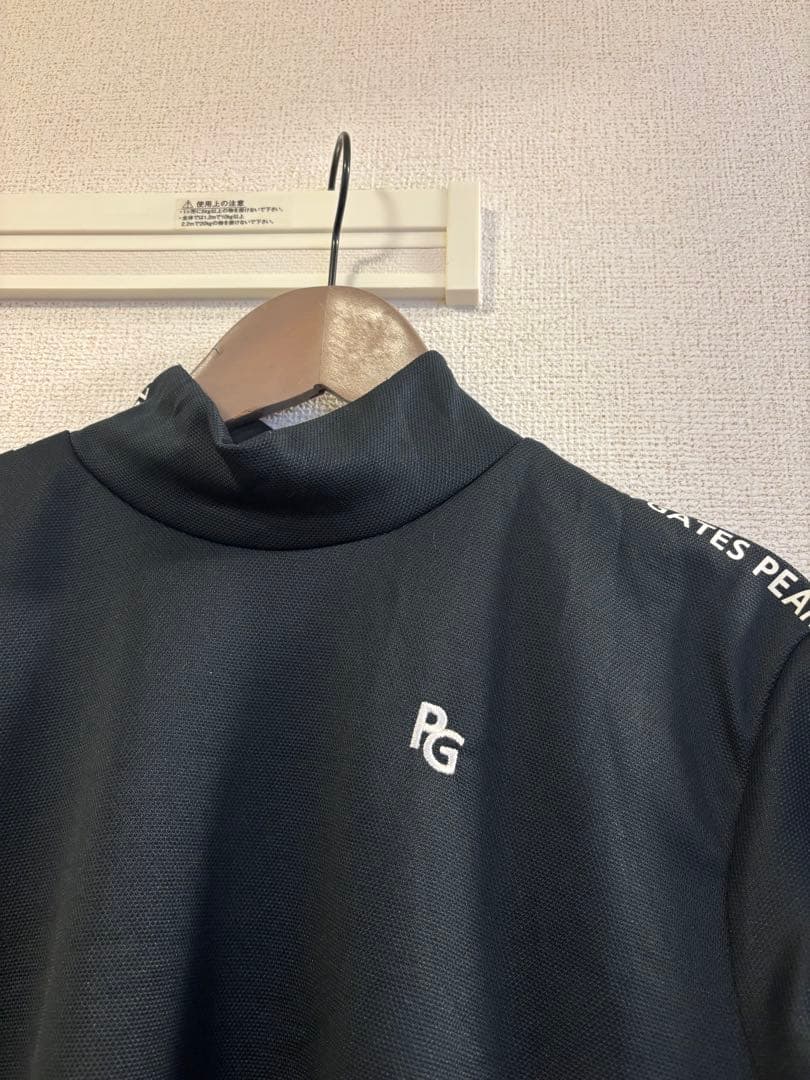 【未使用】パーリーゲイツ 長袖モックネックシャツ ゴルフウェア Lサイズ
