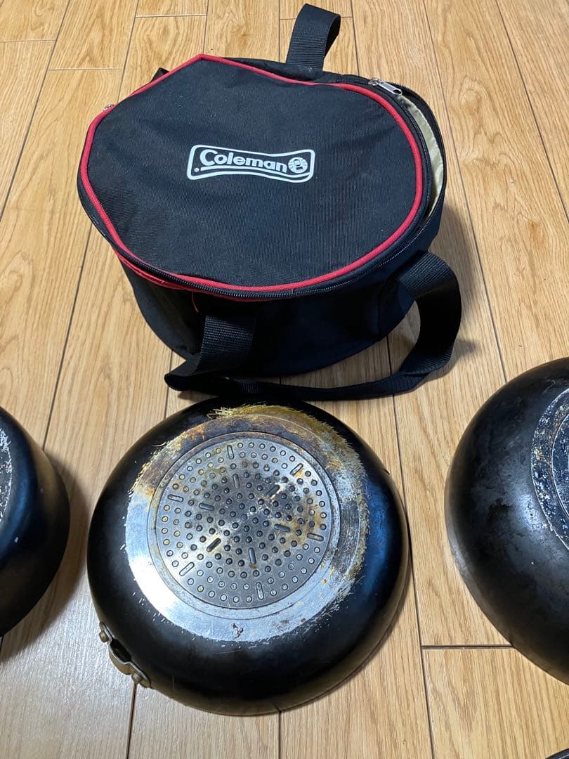Coleman アルミクッカーセット　フライパン　鍋　コールマン