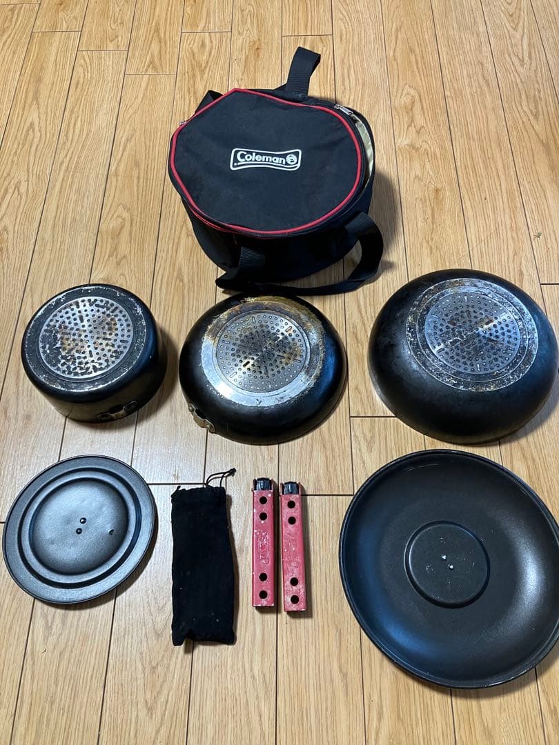 Coleman アルミクッカーセット　フライパン　鍋　コールマン
