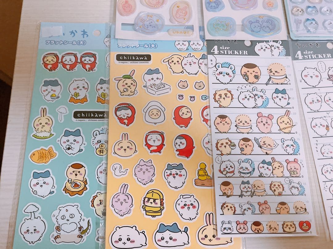 ア*)様 正規品　店舗購入　ちいかわ　シール　13点セット　ボンドロ　ぼっちゃり