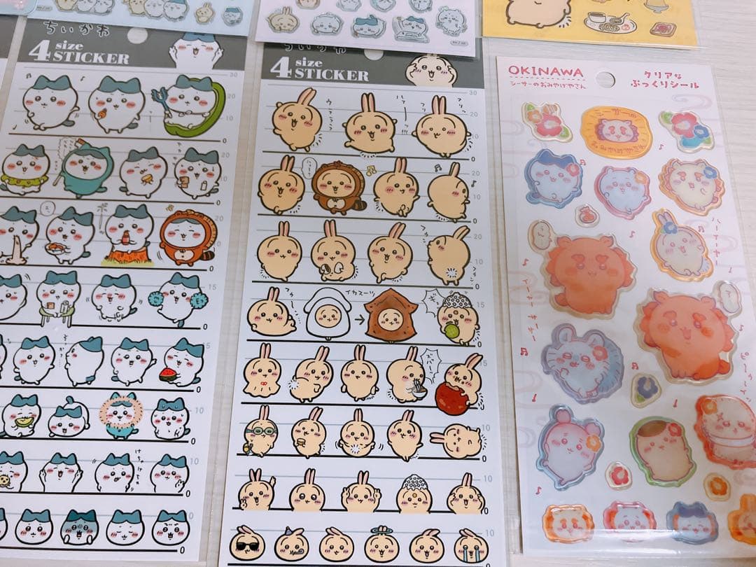 ア*)様 正規品　店舗購入　ちいかわ　シール　13点セット　ボンドロ　ぼっちゃり