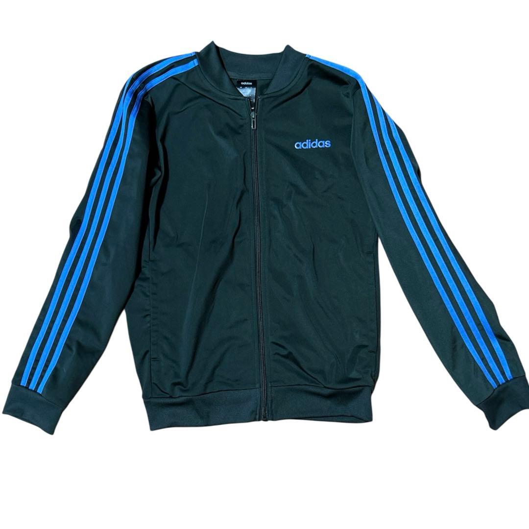 adidas アディダス M ジャージセットセットアップ カーキ/ブルー