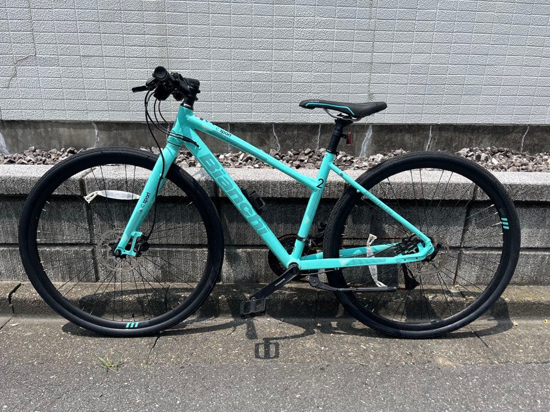 【szero】Bianchi C-Sport 2 クロスバイク チェレステ