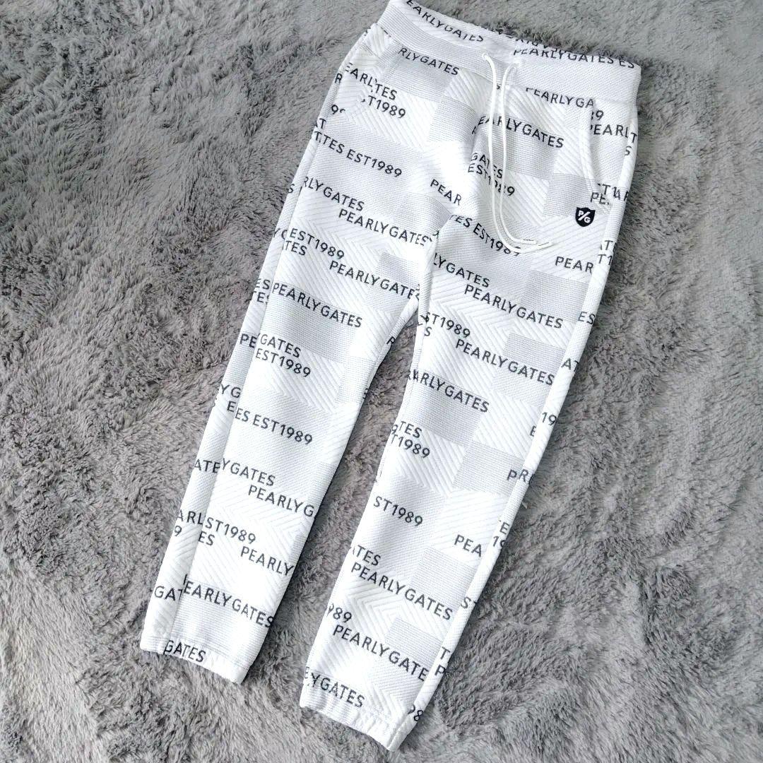 【試着のみの新品】PEARLY GATES　ショガー☆ロングパンツ☆M　ゴルフ