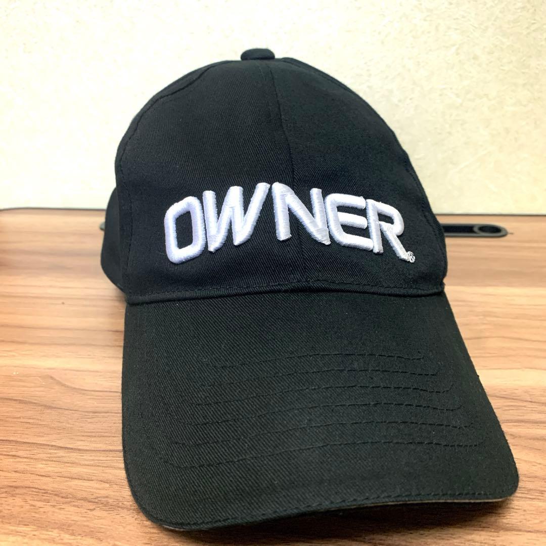 【美品】OWNER★オーナーばり★刺繍★釣り★フィッシング★企業★キャップ★帽子