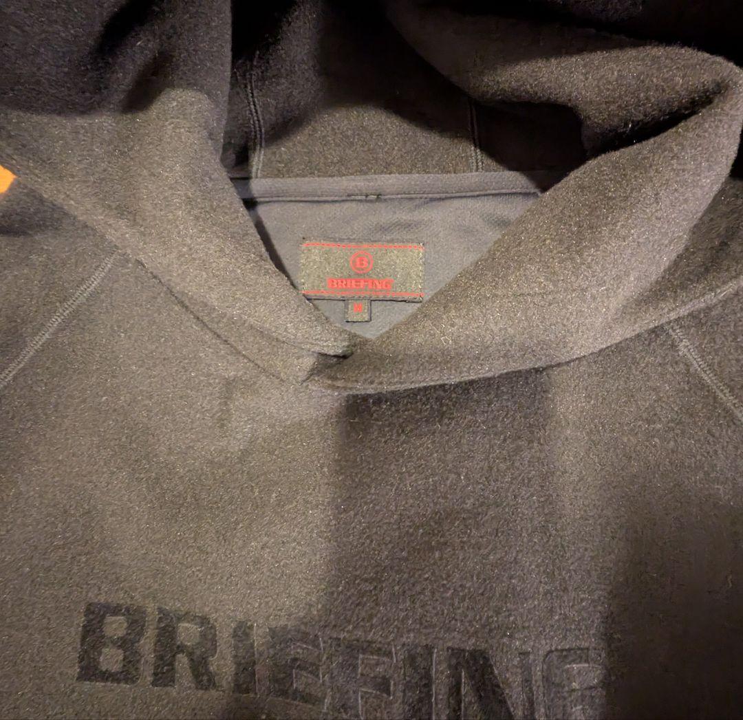 BRIEFING ブラック パーカーM