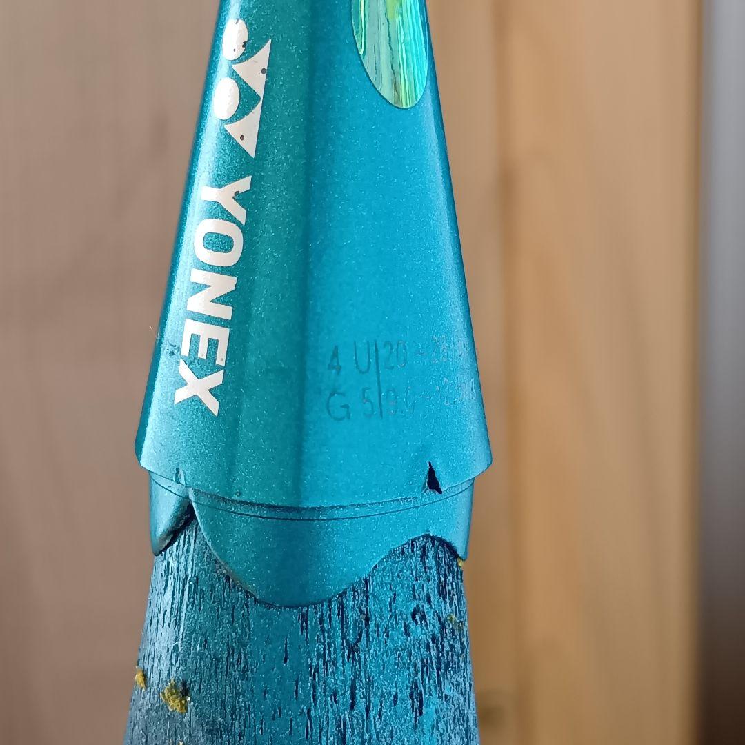 【ジャンク品】YONEX ナノフレア700 2本セット＋GOSENガット2個