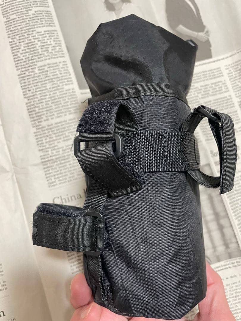 フェアウェザー　コーナーバッグ　ステムバッグ X-PAC 黒　BLUE LUG