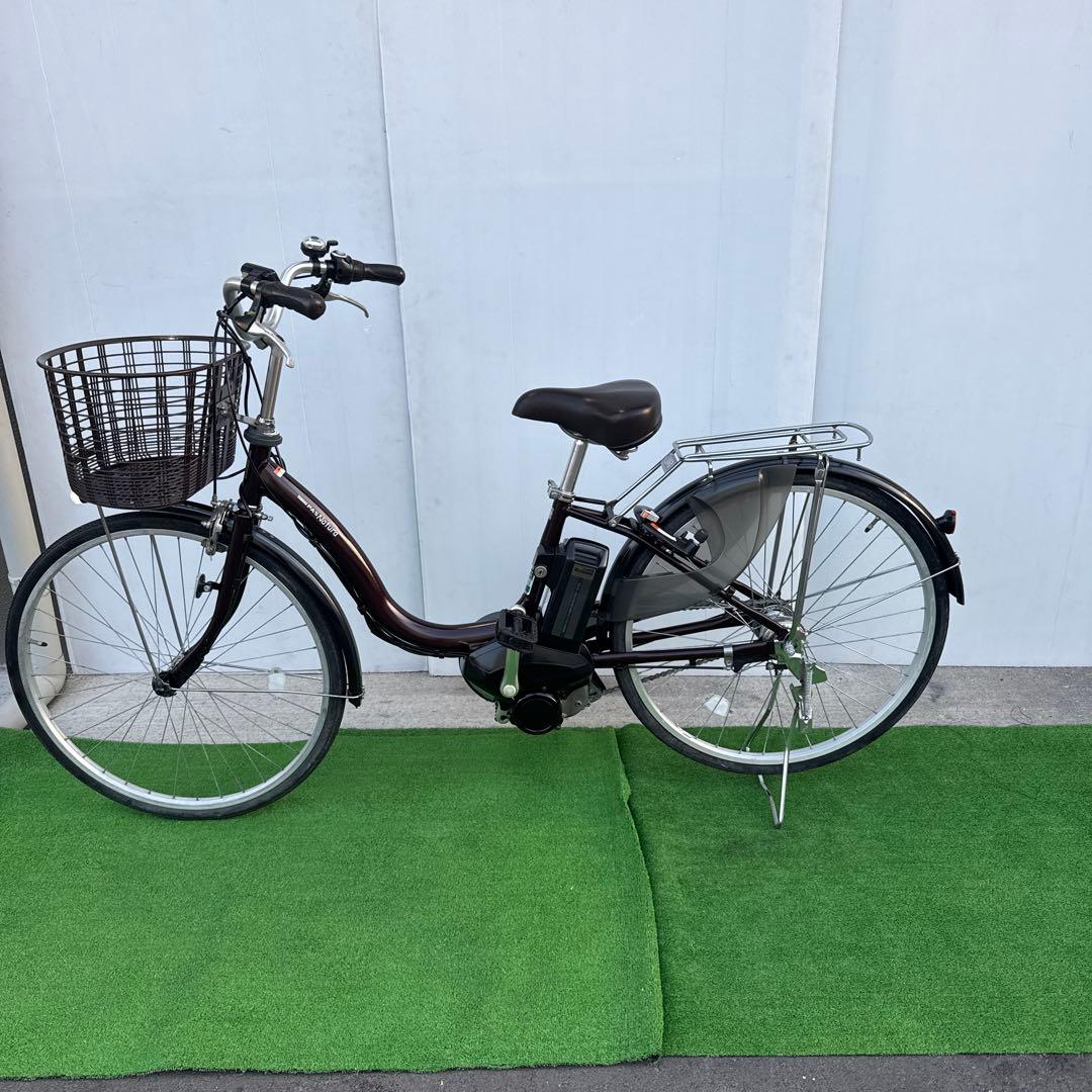 YAMAHAヤマハ電動アシスト自転車26インチ　ブラウン