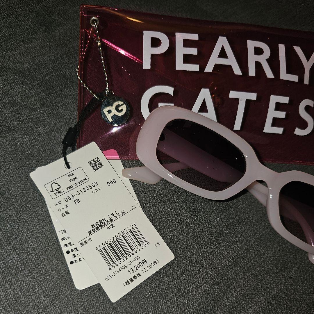 新品 PEARLY GATES パーリーゲイツ ピンク サングラス 太フチ