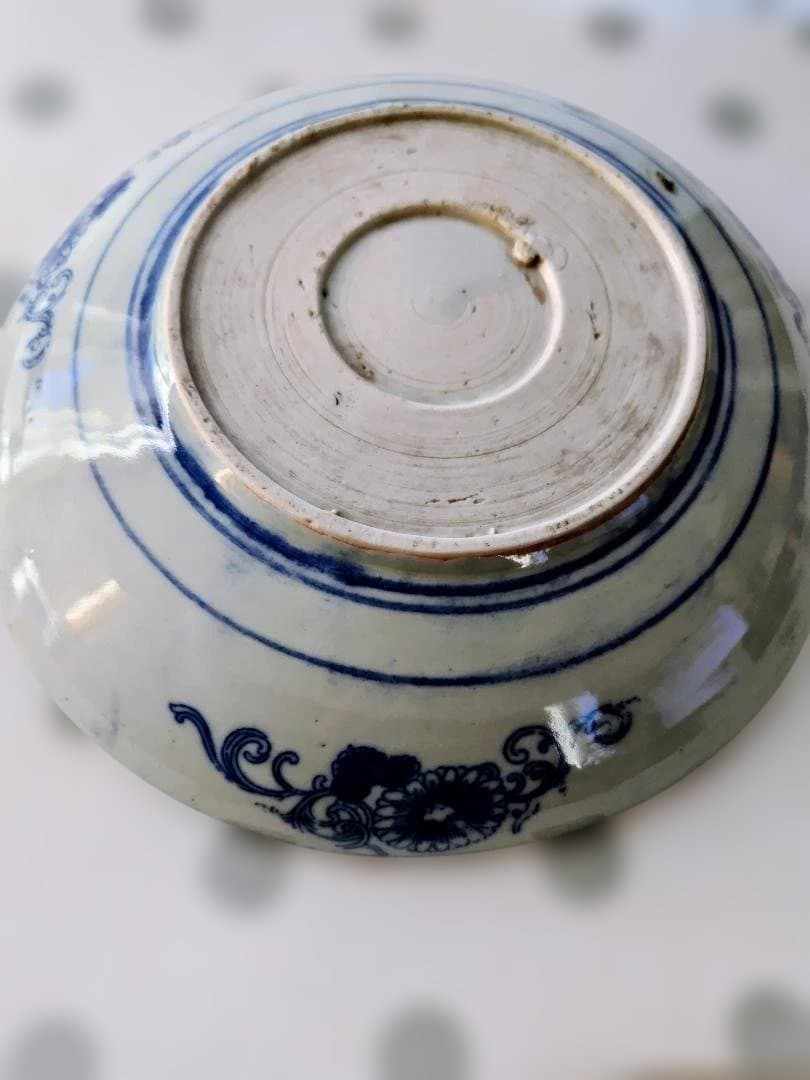 明治時代の古伊万里印判なます小皿7枚