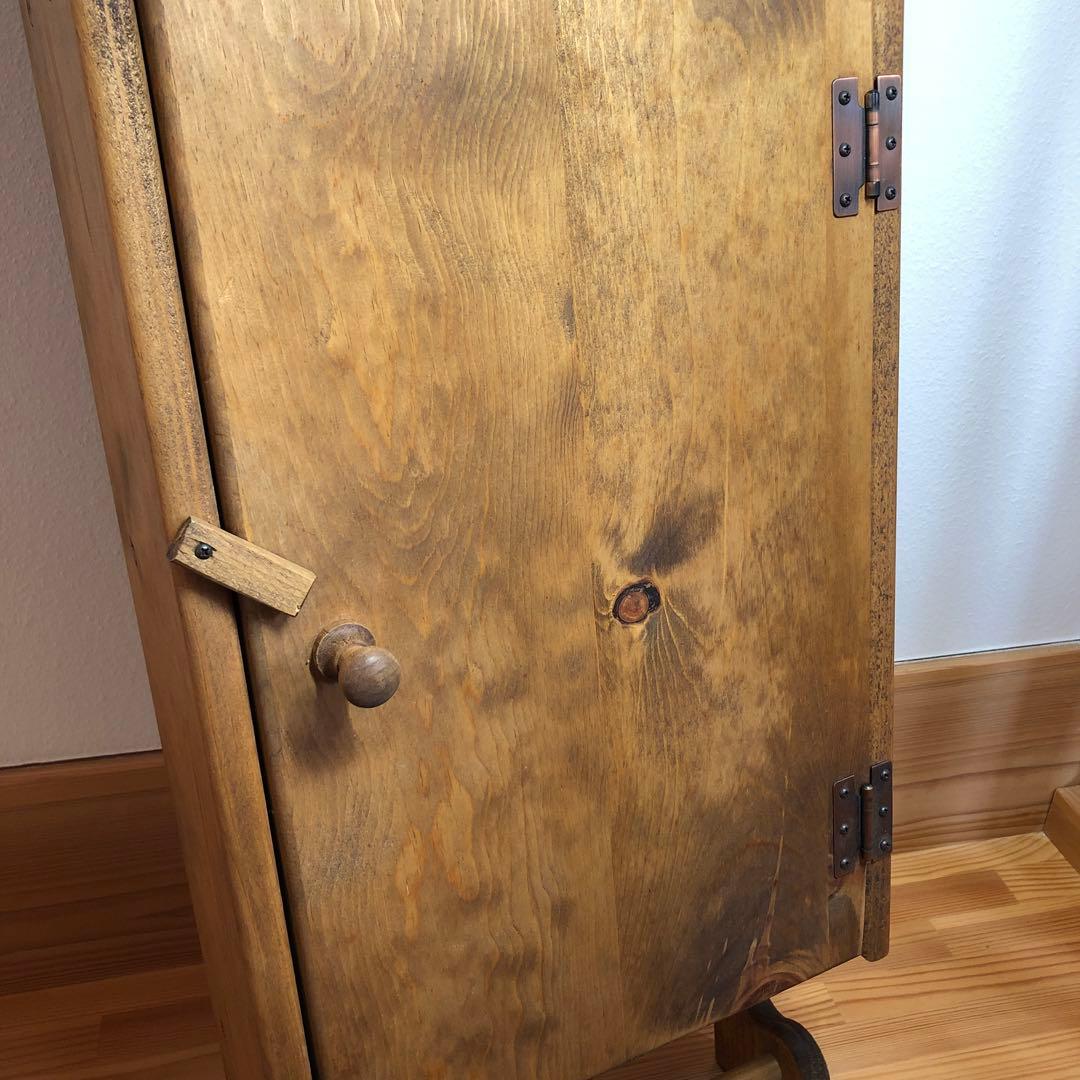 カントリー家具 アンファン 収納ボックス 木製 希少 未使用