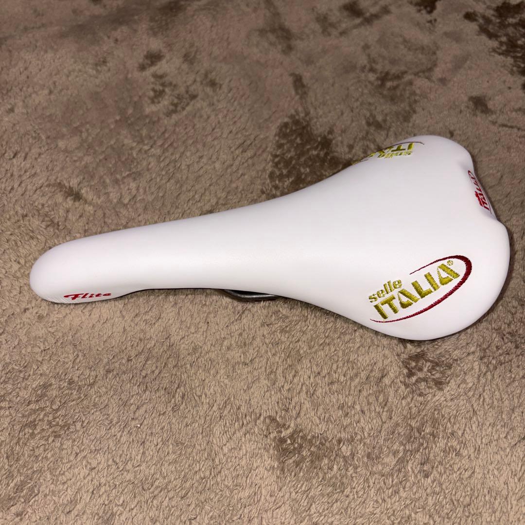 SELLE ITALIA flite 1990 NJS saddle サドル 白