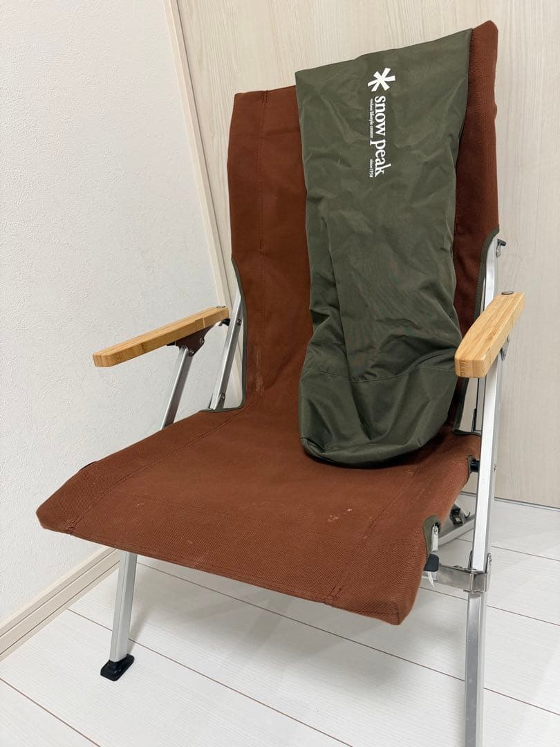 値下げ中【使用回数3回】 peak スノーピークローチェア30 ブラウン