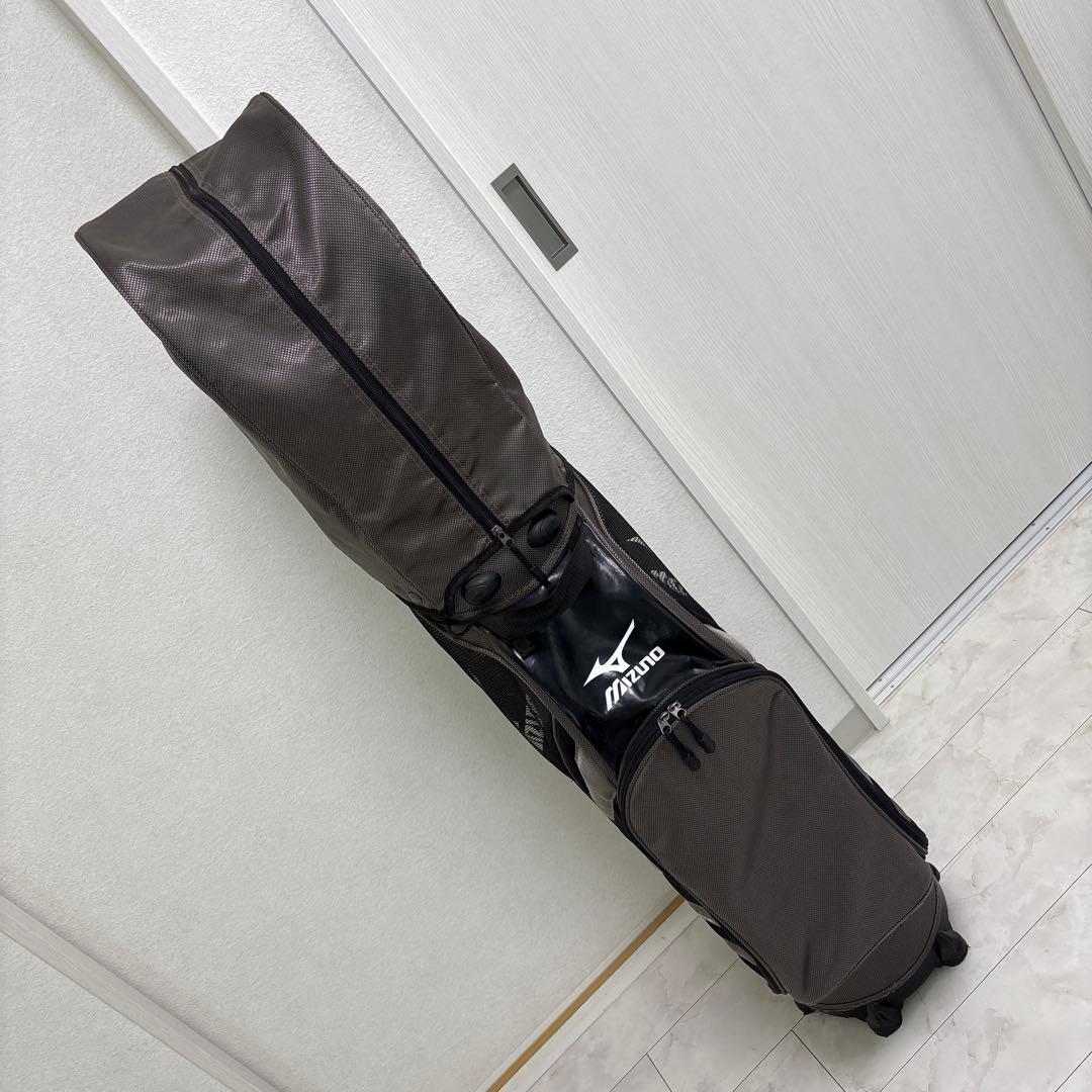 Mizuno キャディバッグ ブラック ストライプ