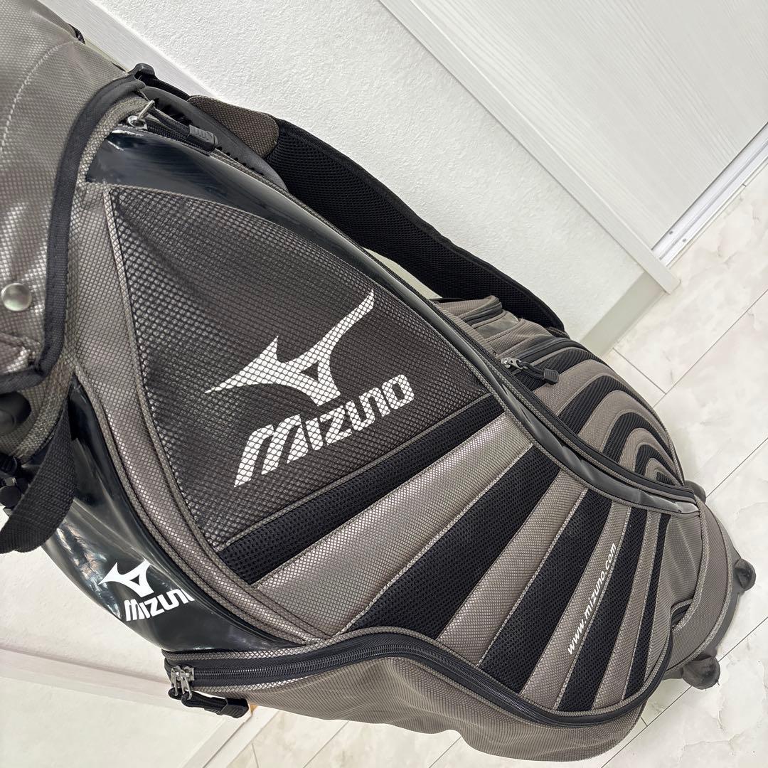 Mizuno キャディバッグ ブラック ストライプ