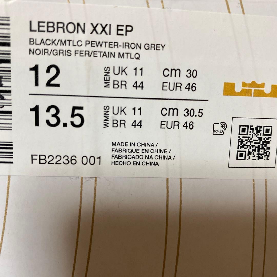 NIKE LEBRON XXI EP ナイキ レブロン 21 バッシュ 30cm